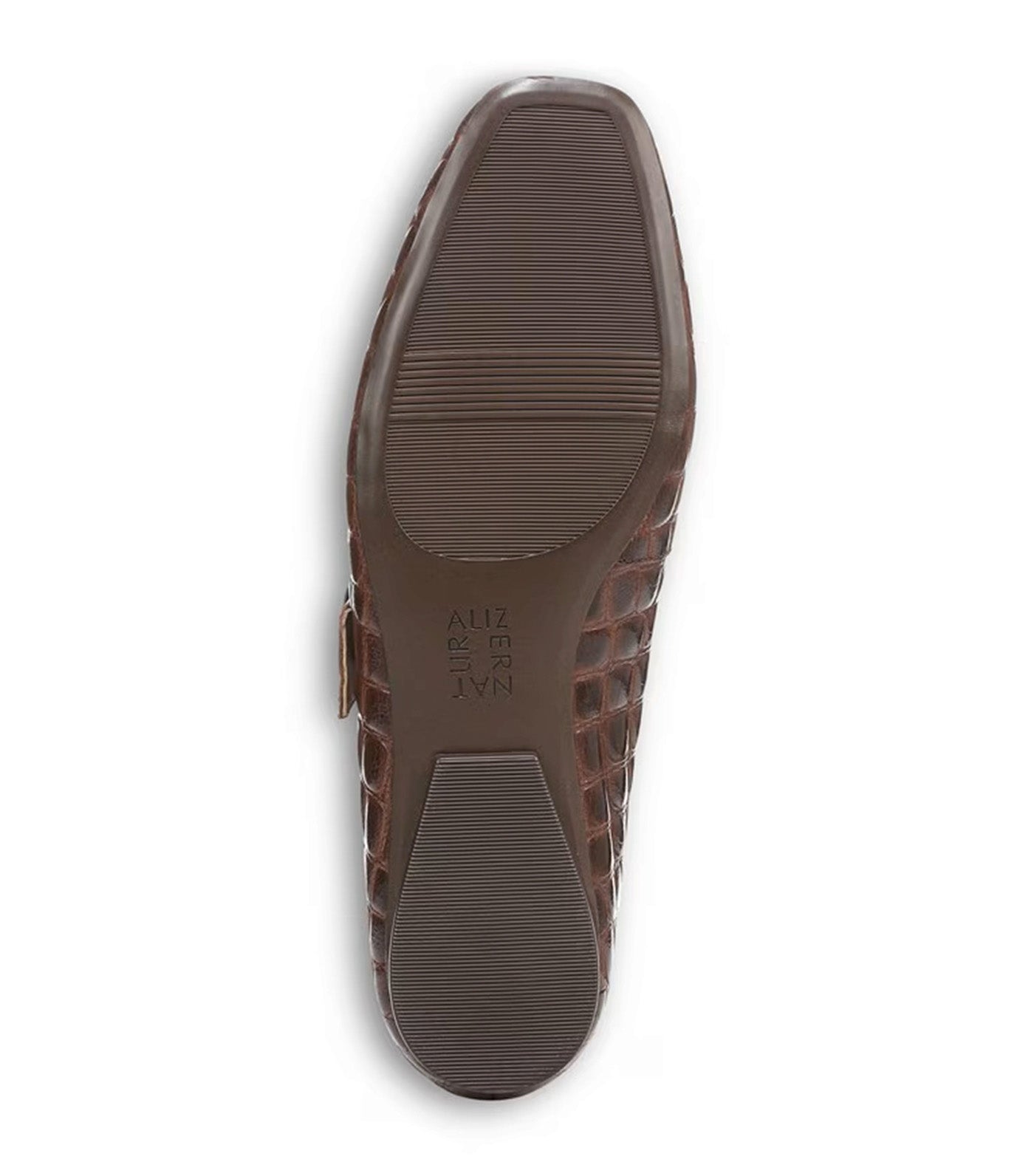 Naturalizer Cosmic Mary Jane Flat Cappuccino Croco Leather