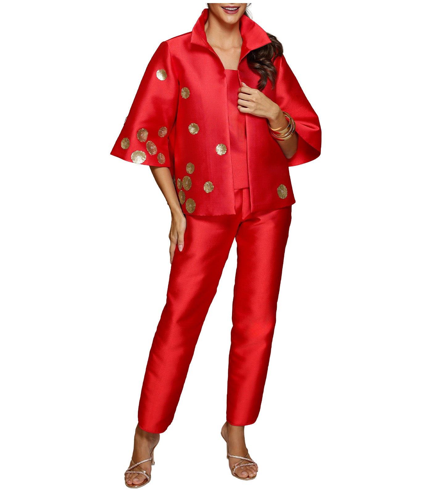 Niriko Jacket with Beads Red