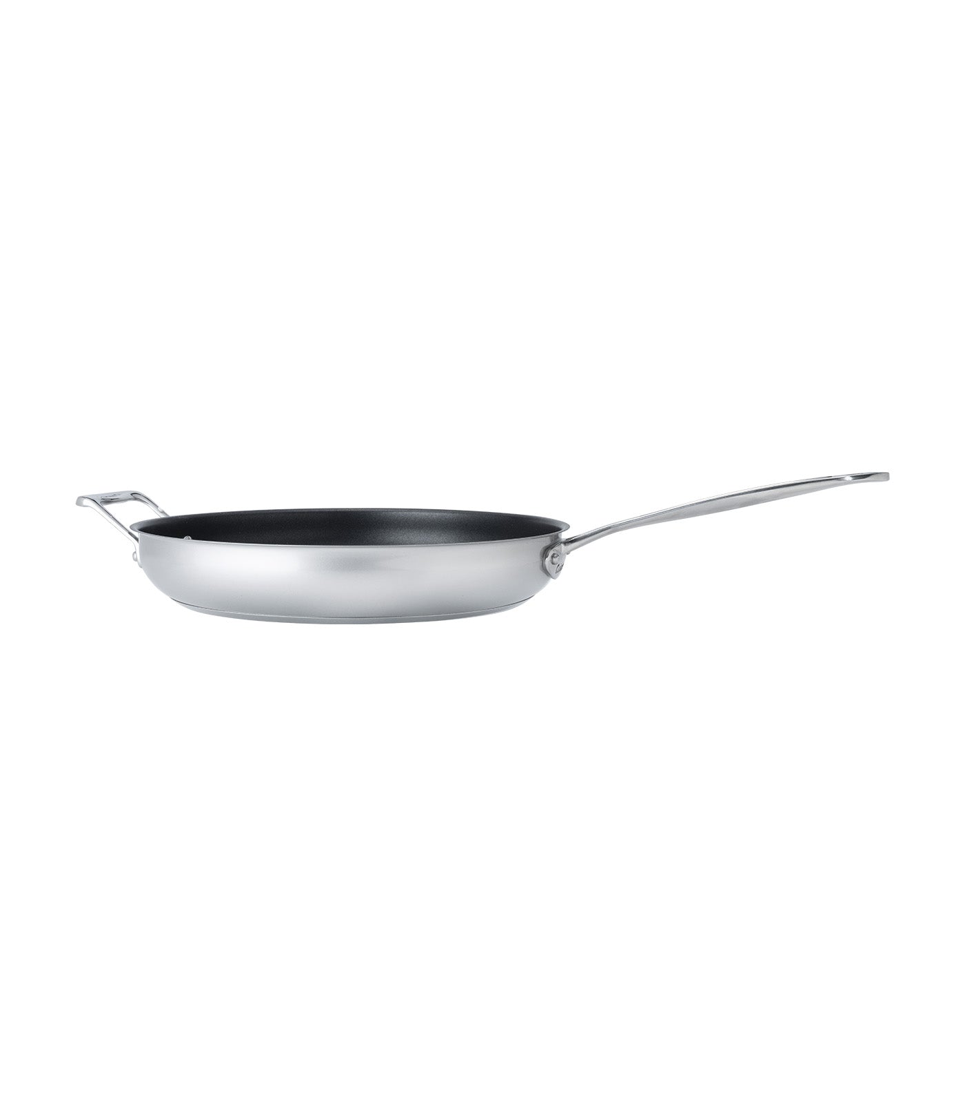 Nonstick Skillet with Helper Frosted Pearl 12in