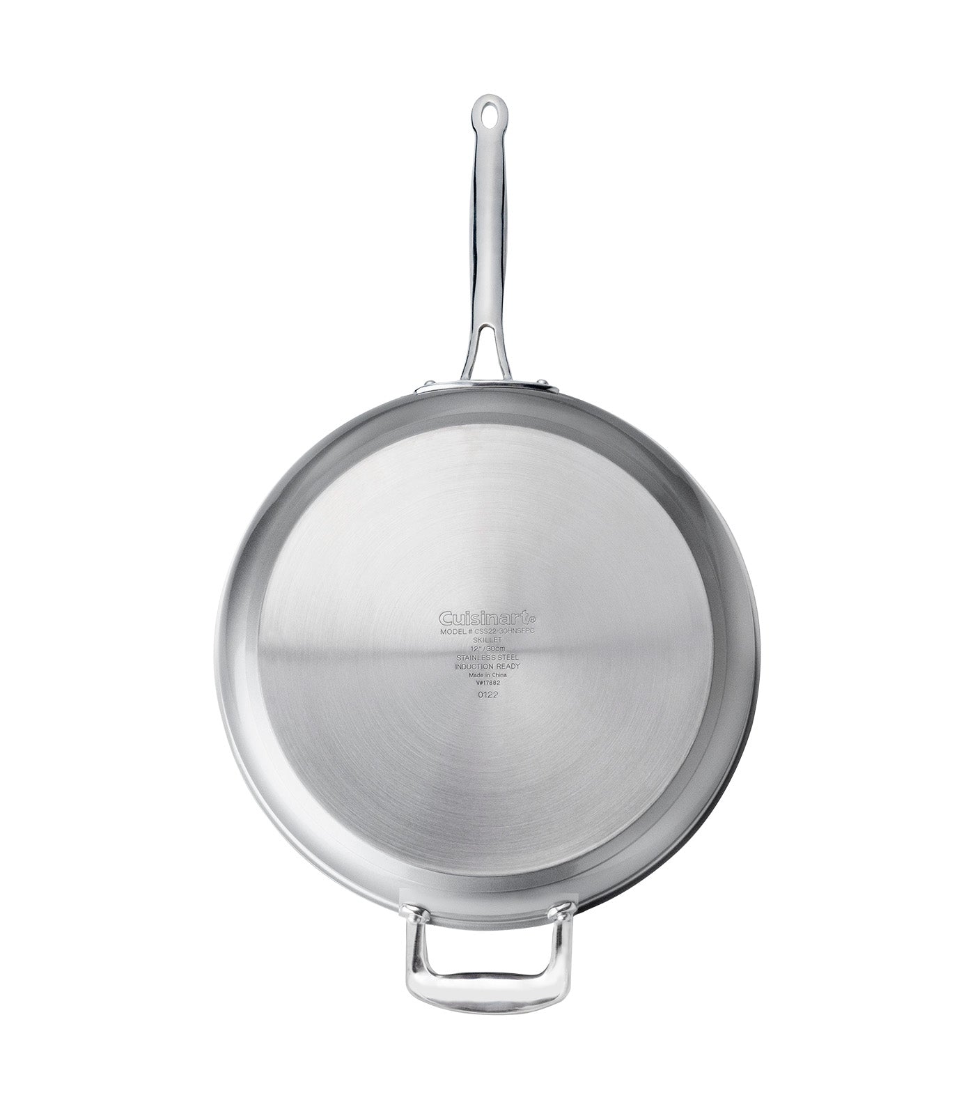 Nonstick Skillet with Helper Frosted Pearl 12in