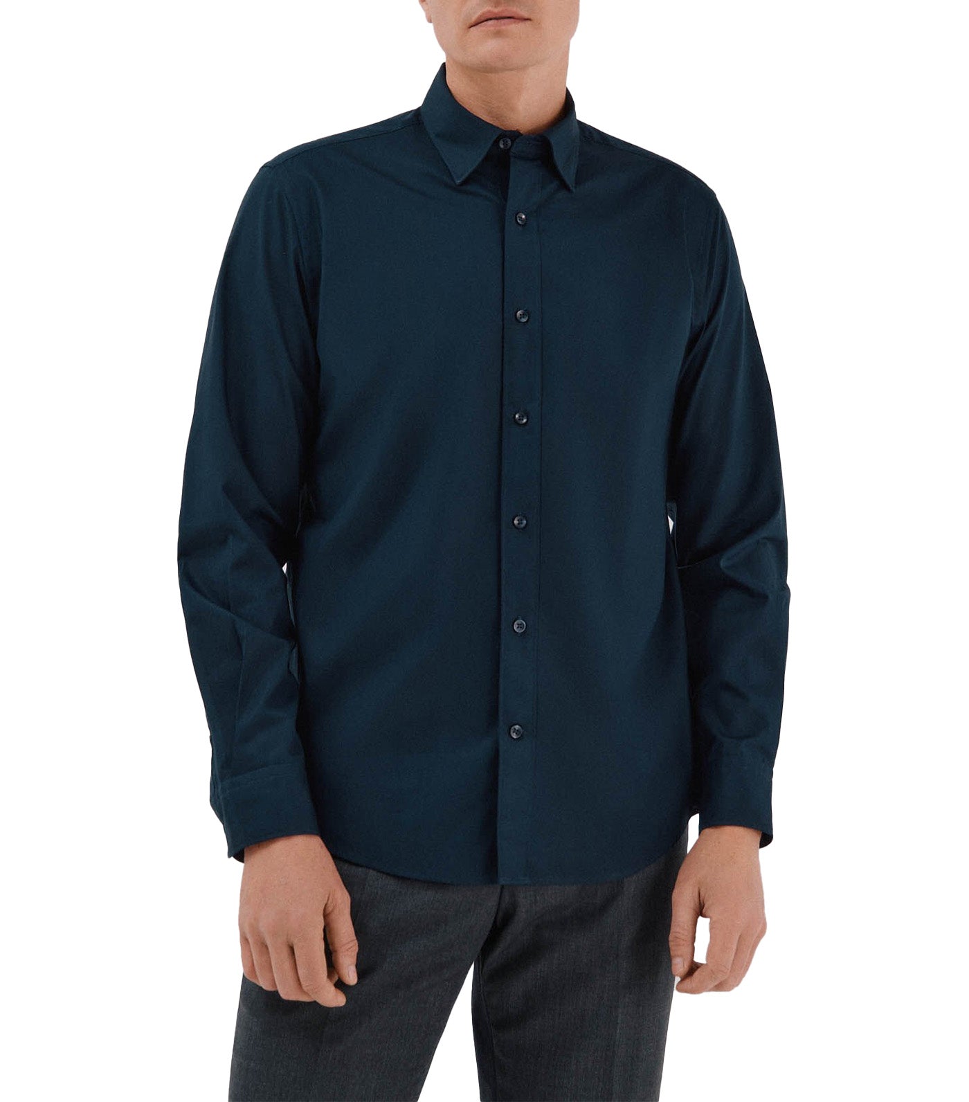 Plain Tencel Cotton Shirt