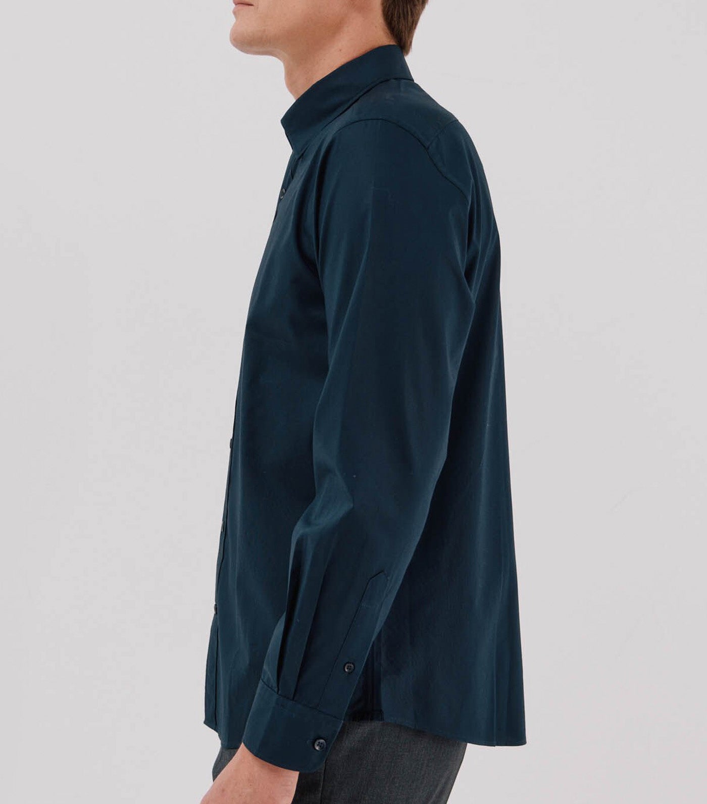Plain Tencel Cotton Shirt