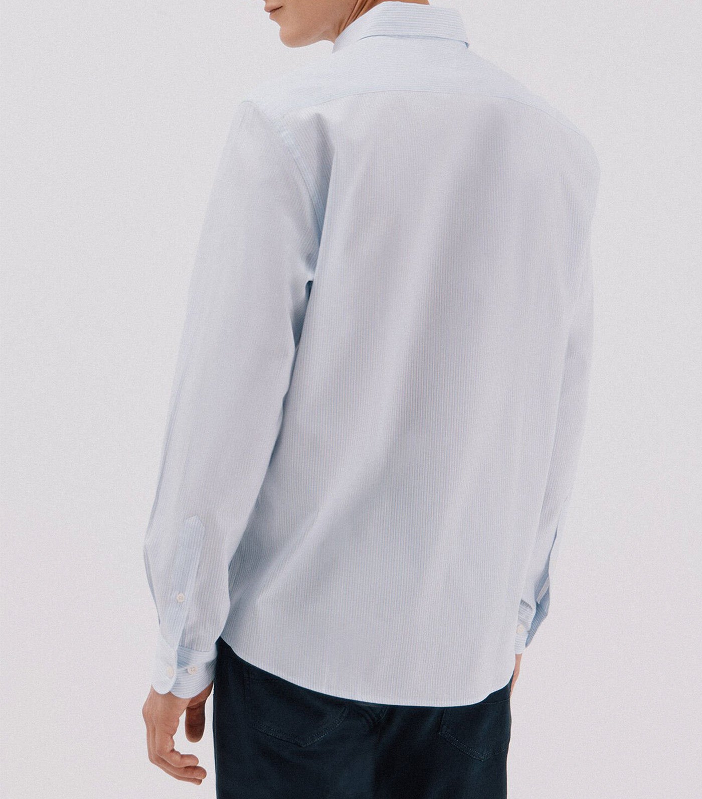 Striped Tencel Cotton Shirt