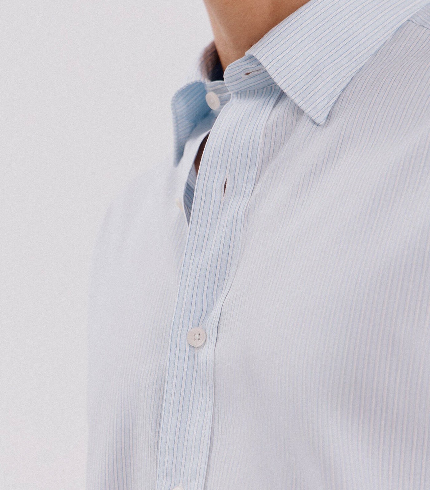 Striped Tencel Cotton Shirt