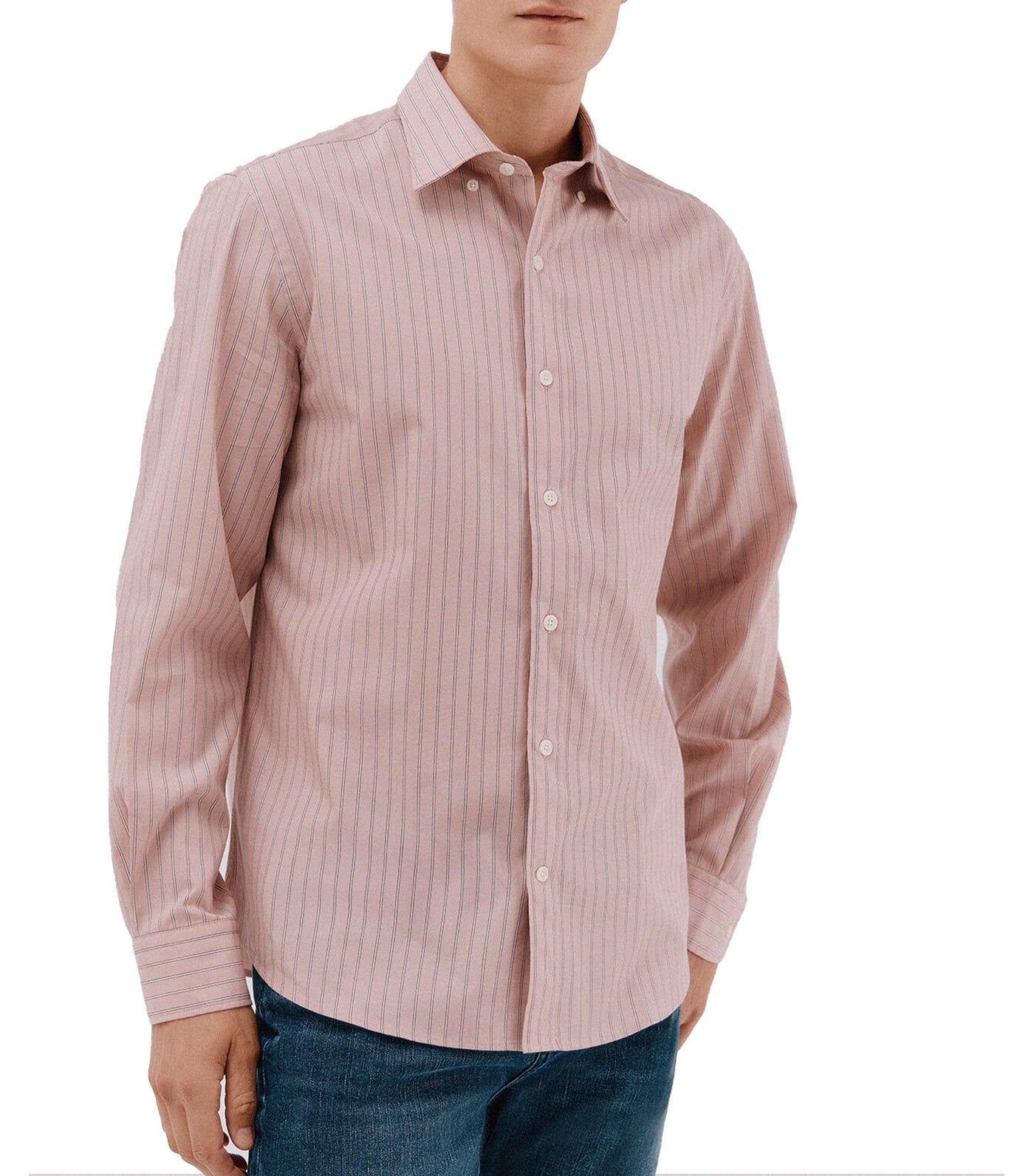 Striped Tencel Cotton Shirt