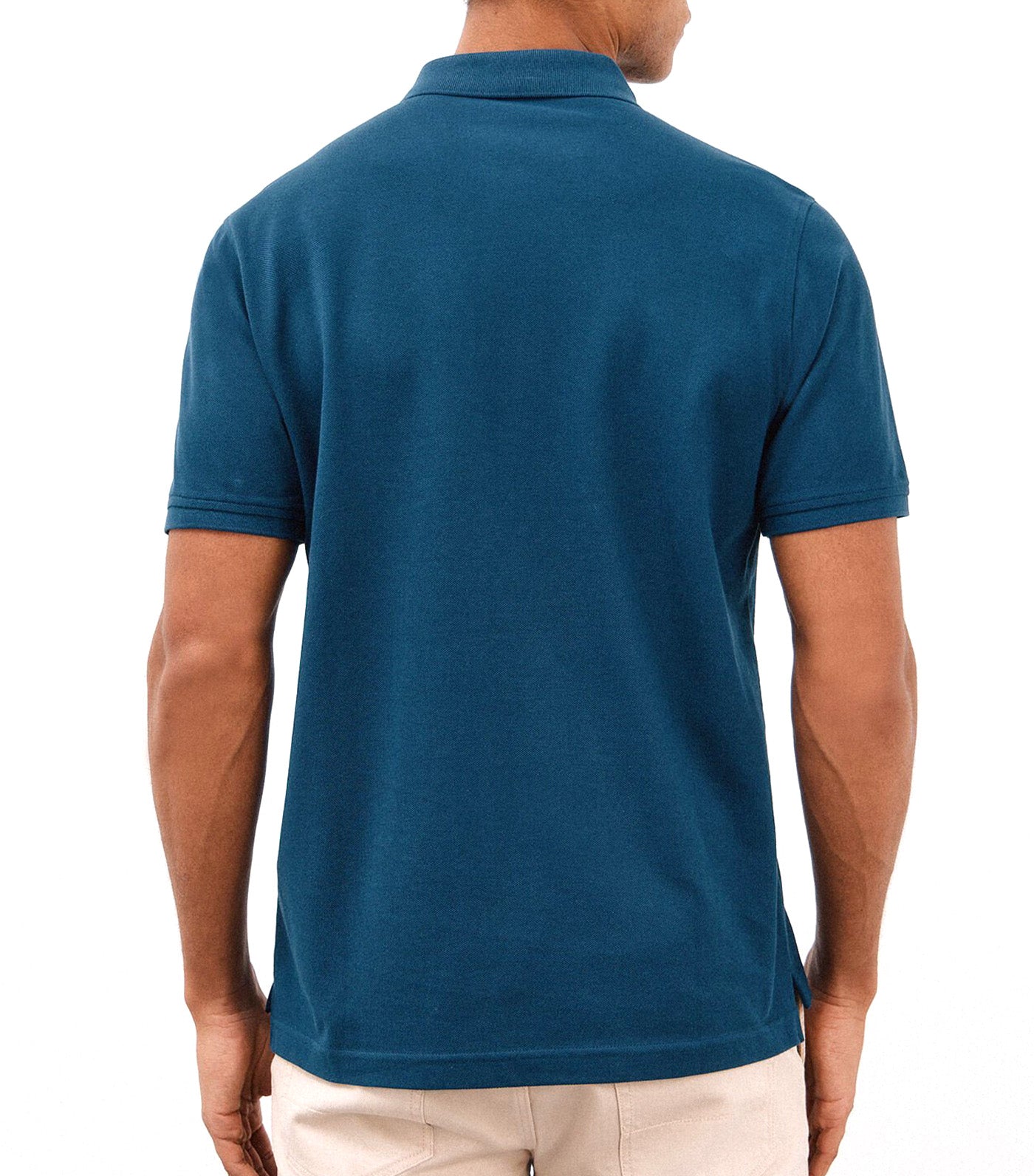 Cortefiel Basic Piqué Polo Shirt Dark Blue