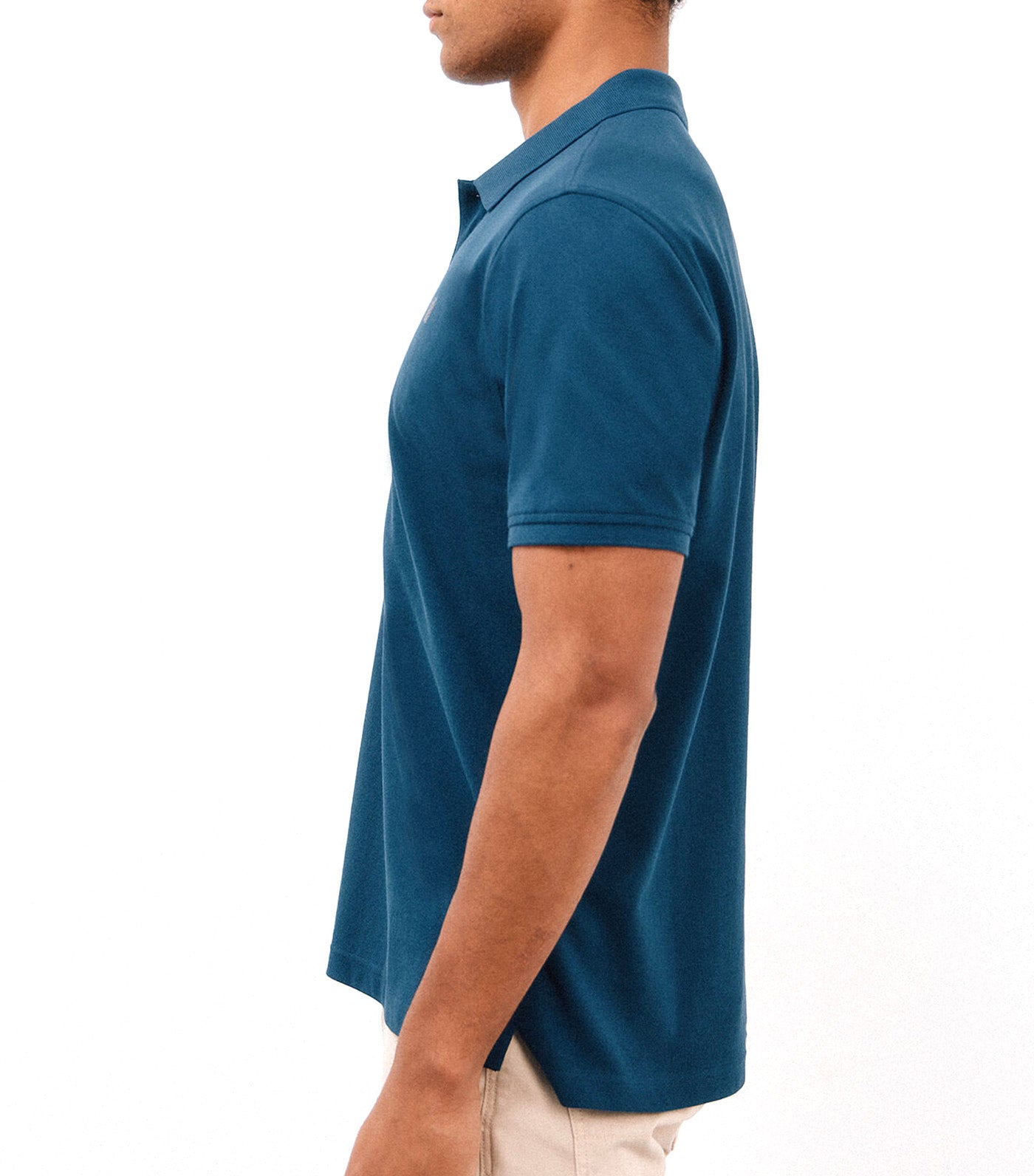 Cortefiel Basic Piqué Polo Shirt Dark Blue