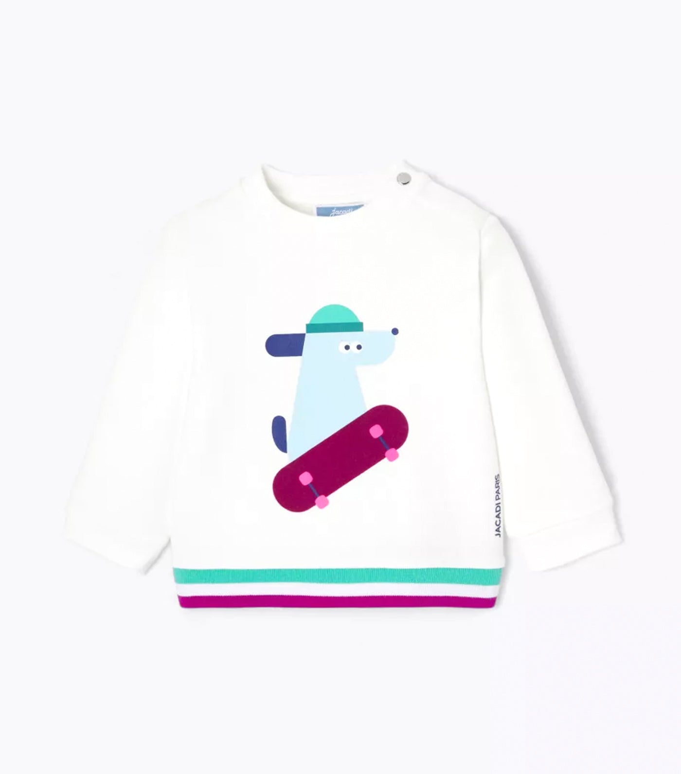 Cupidon Sweatshirt Blanc Doux Jacadi