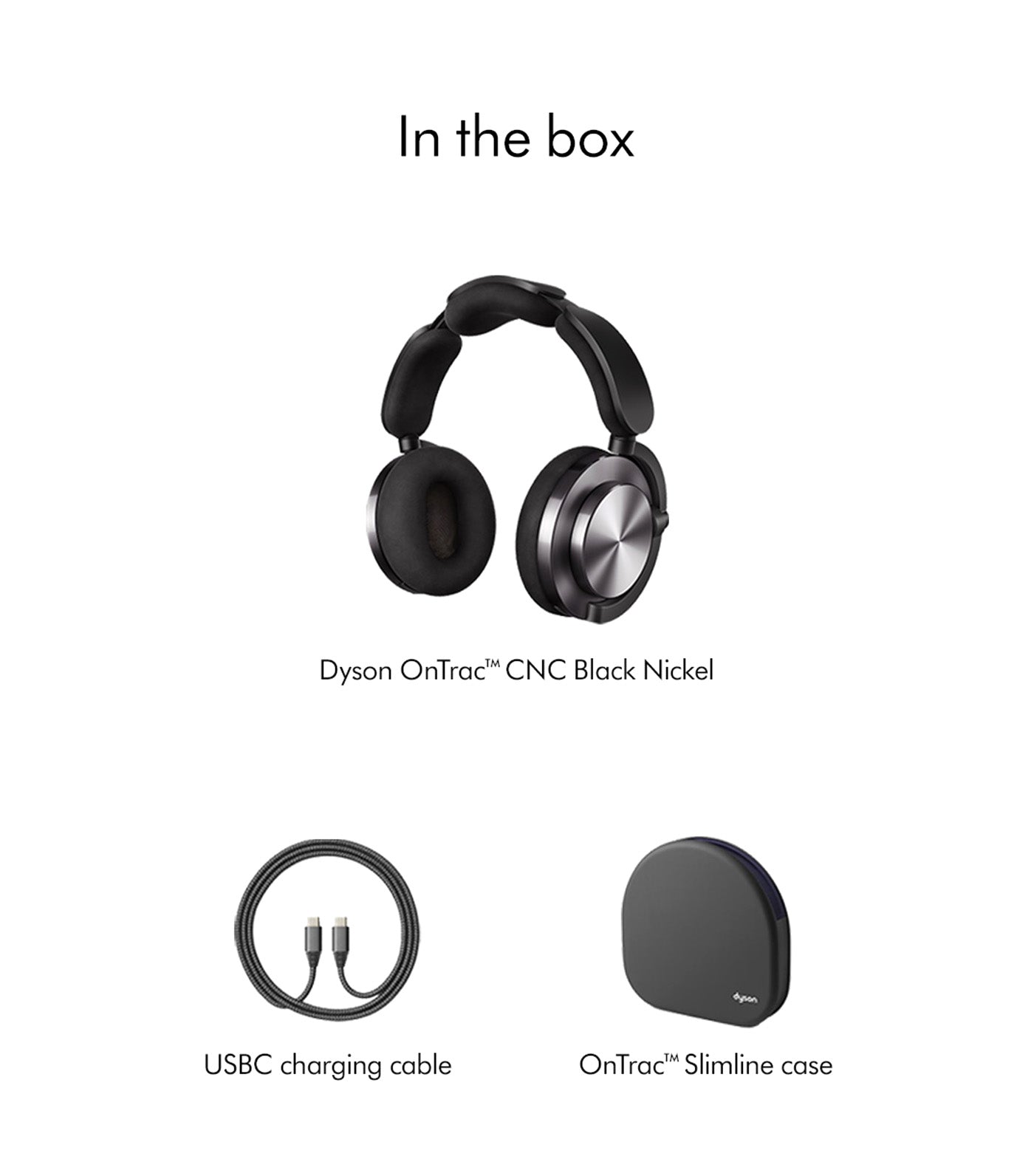 Dyson OnTrac™ Headphones CNC Black Nickel