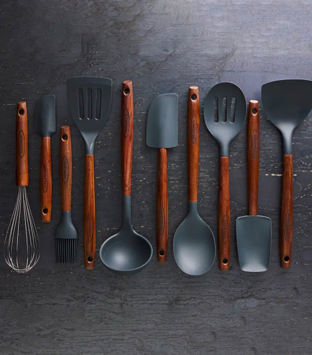 Ash Tools Scanpan Silicone and Carbonized Ash Tools | Rustan's