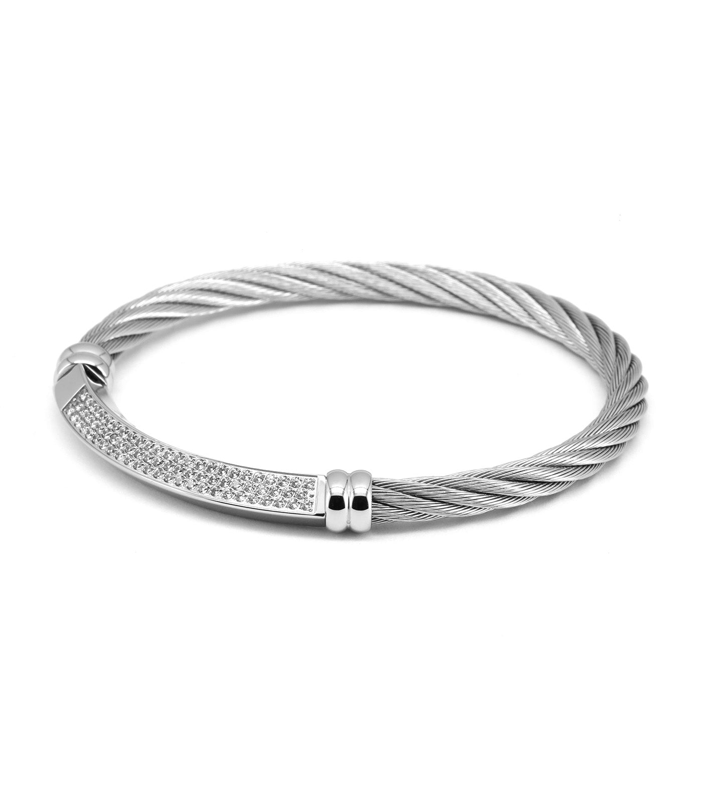 Better Half Bangle Stainless Steel