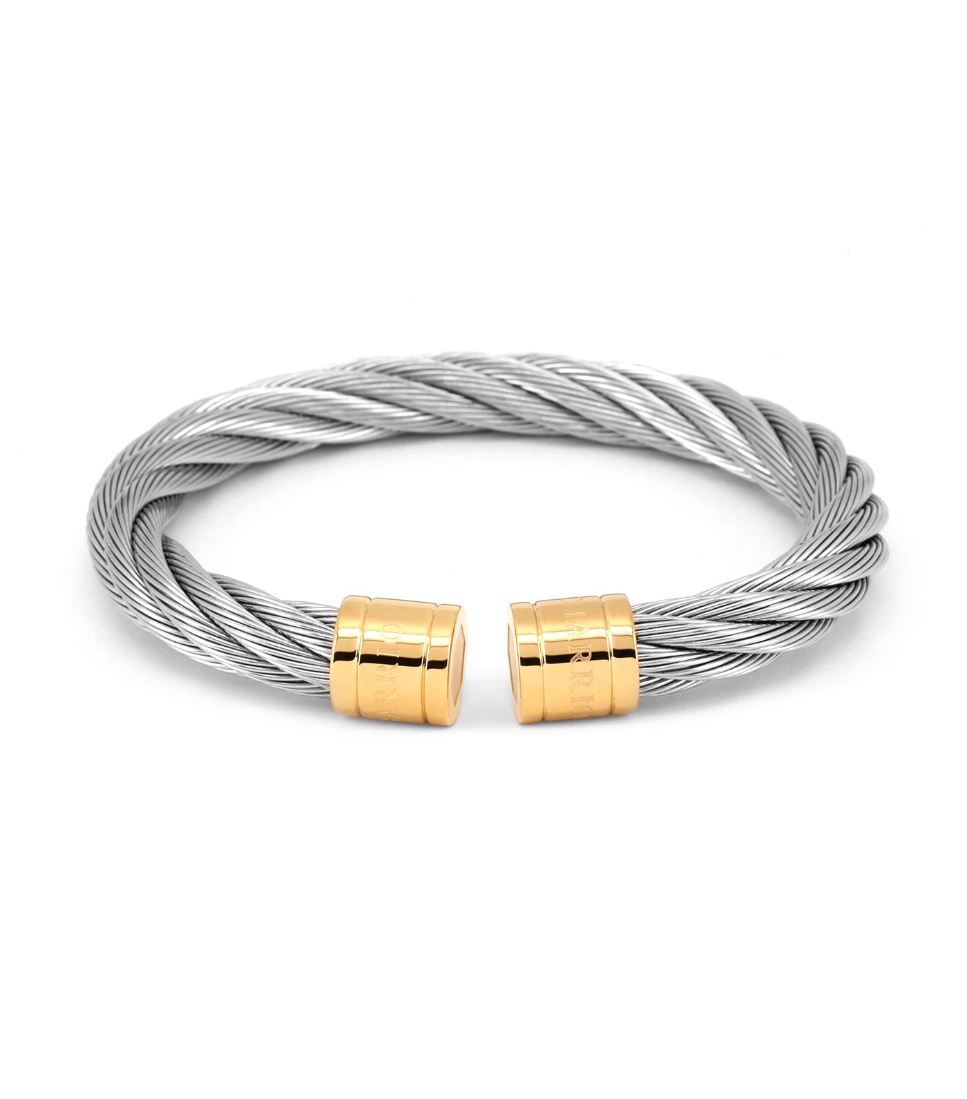 Celtic® Men's Bangle Stainless Steel and Yellow Gold PVD
