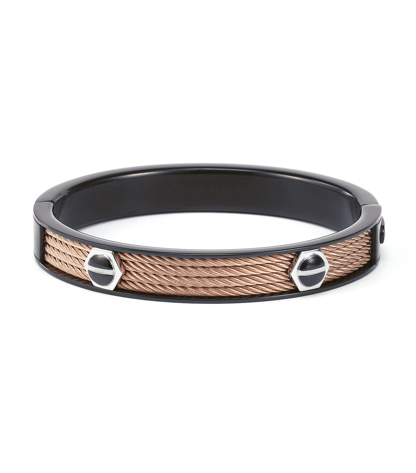Forever Bangle Black and Rose Gold