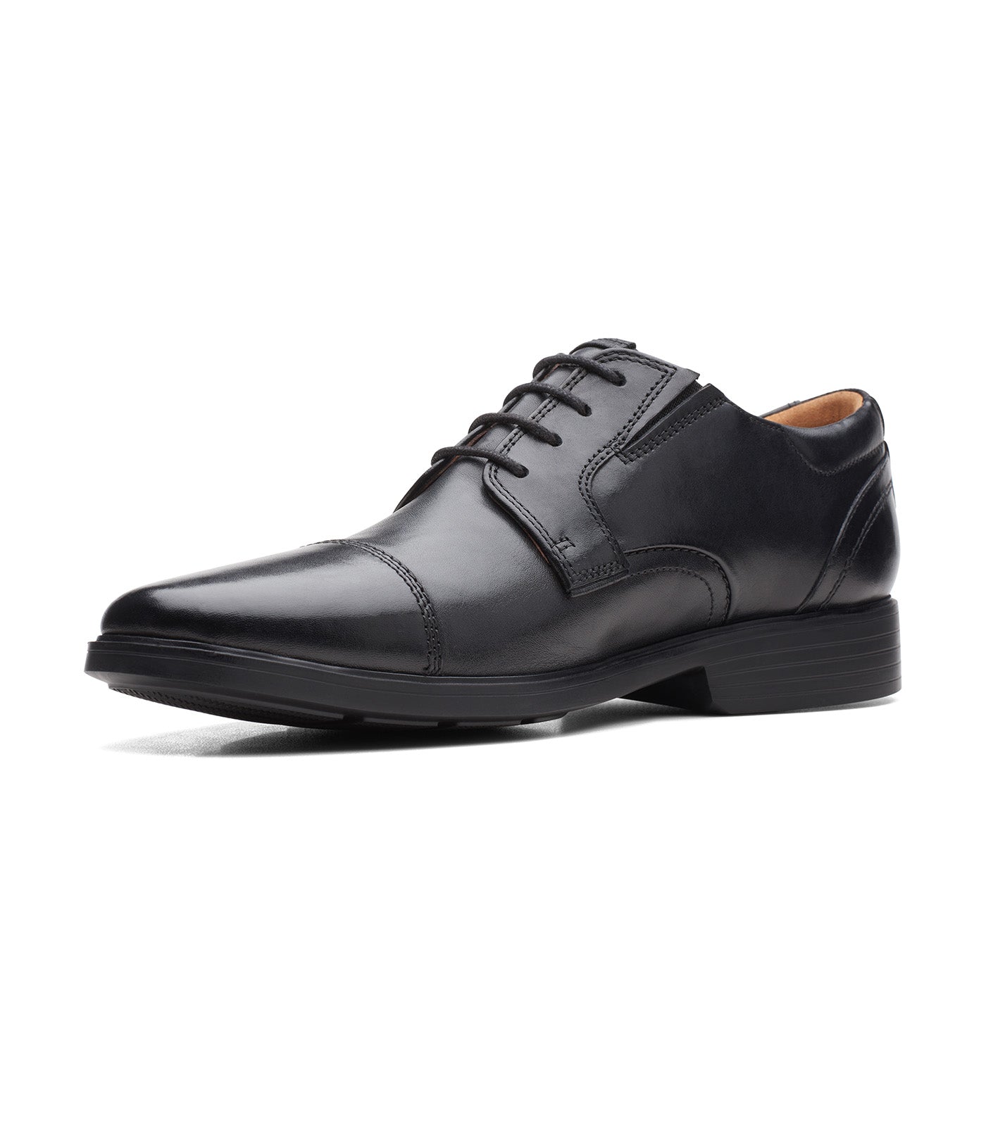 Clarks black sale oxfords