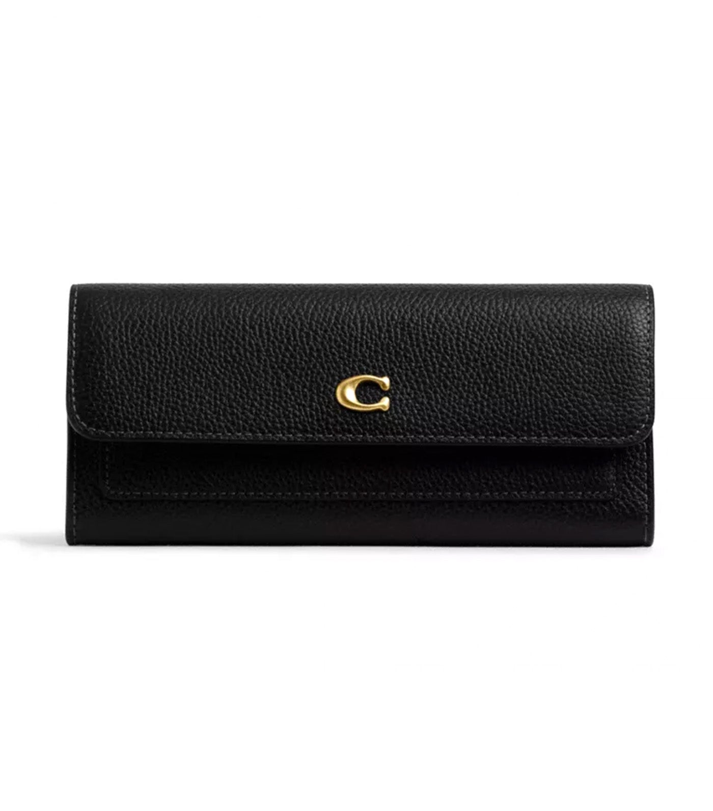 Mila Long Flap Wallet Black