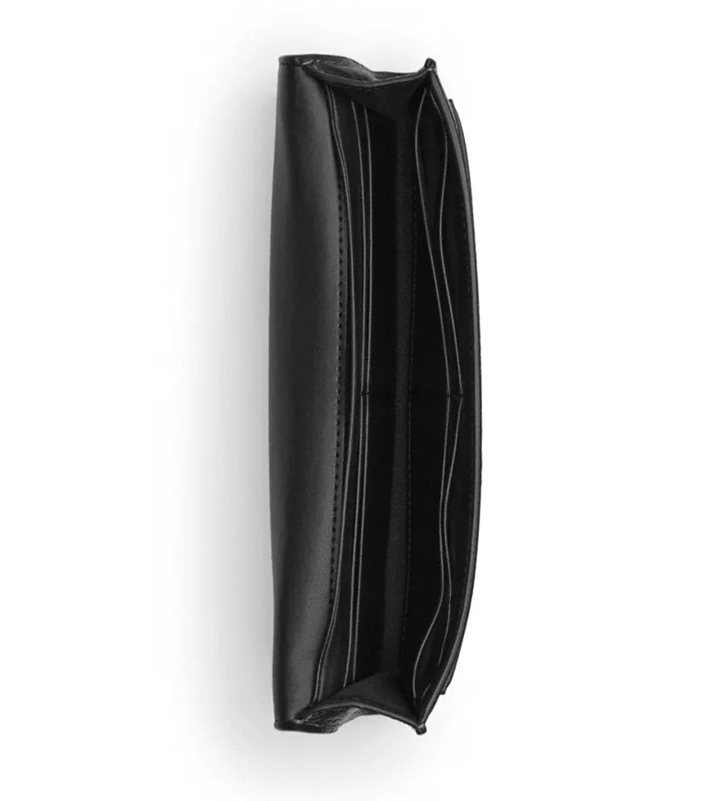 Mila Long Flap Wallet Black