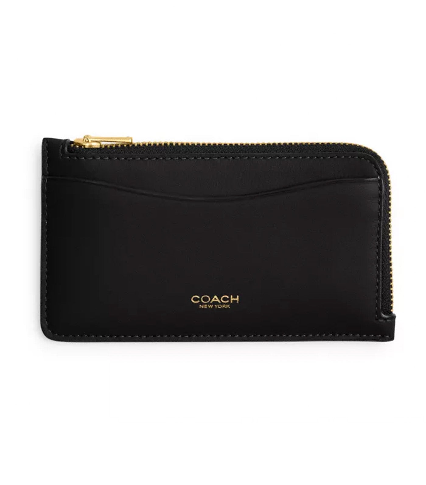 New York Zip Card Case Black