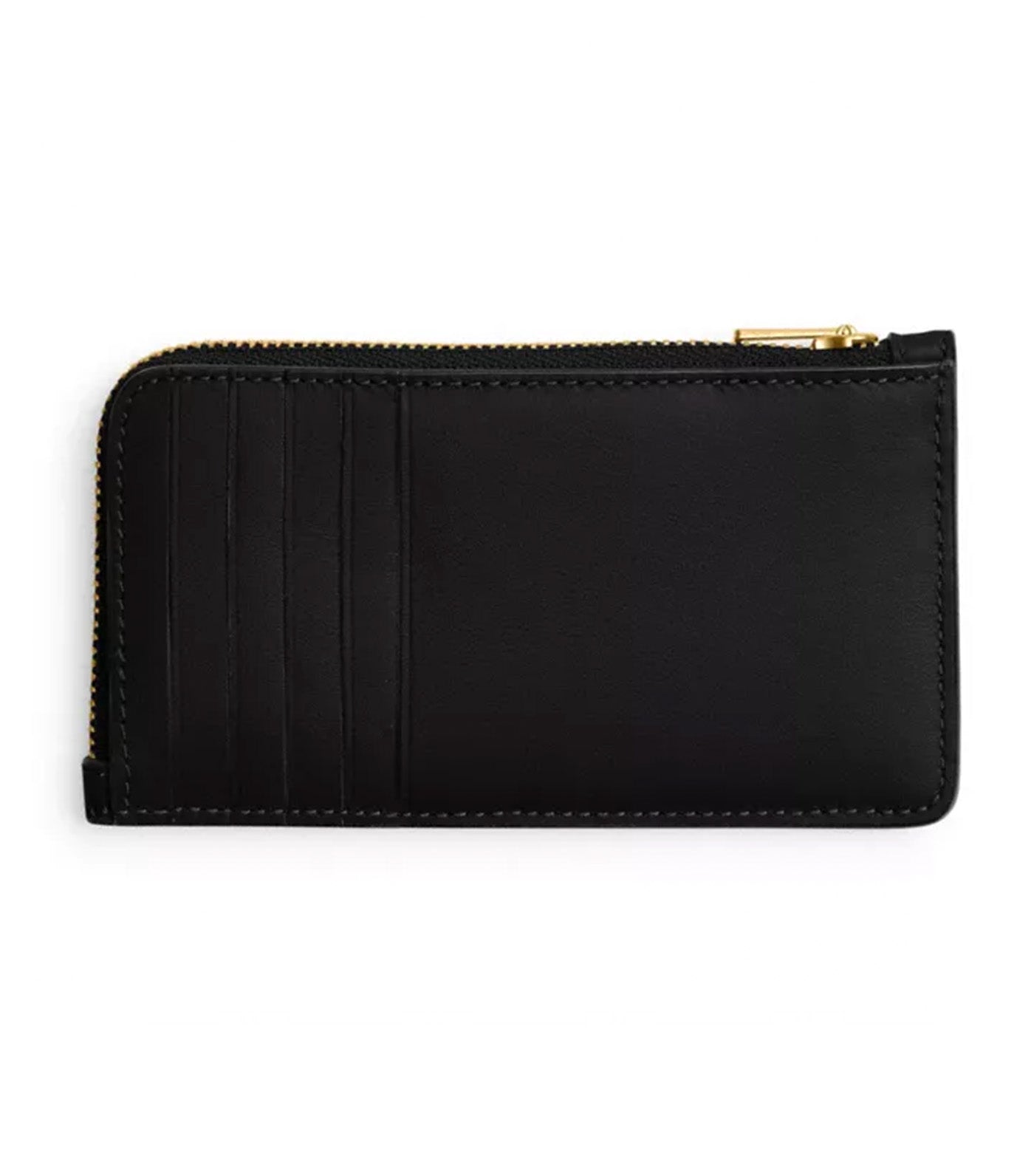 New York Zip Card Case Black