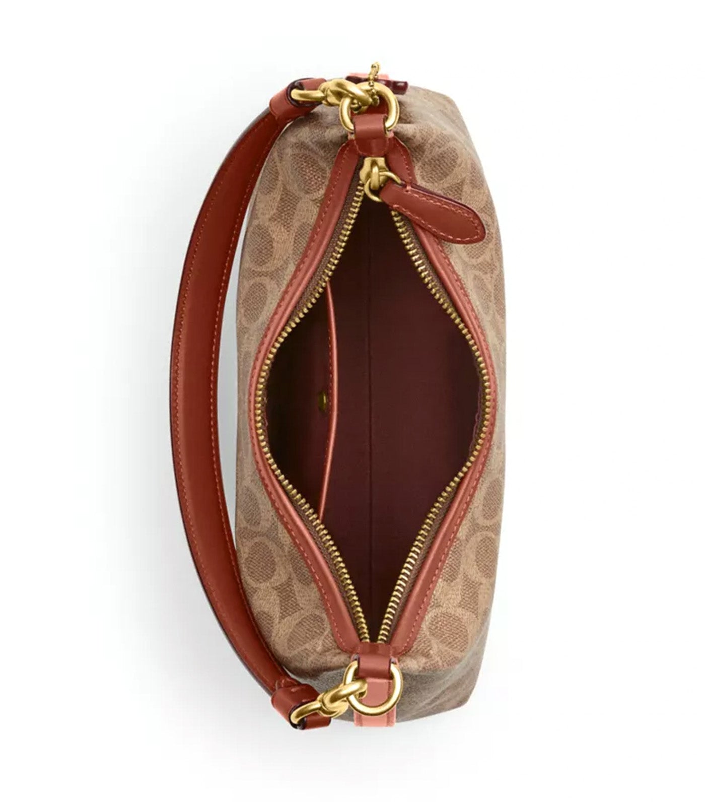 Juliet Shoulder Bag 25 in Signature Canvas Tan Caramel