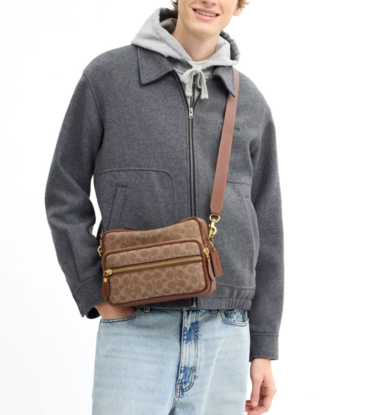 Dakota Crossbody Bag Tan Multi