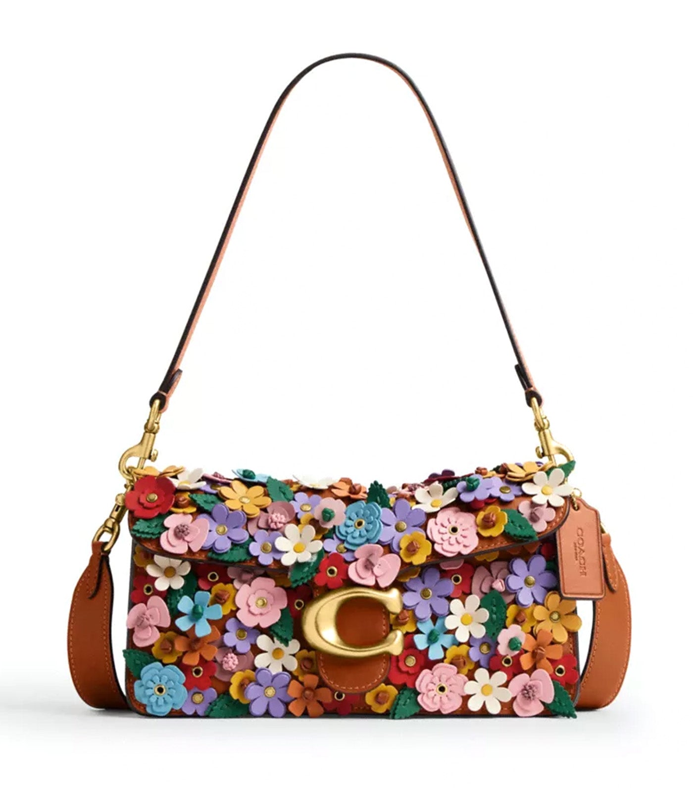 Tabby Shoulder Bag 26 Burnished Amber Multi