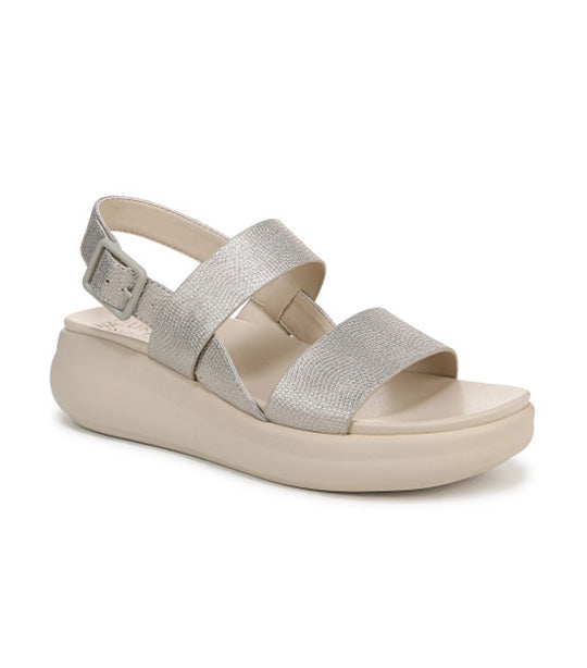 Coast Wedge Sandals Warm Silver