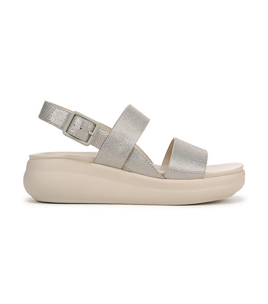 Coast Wedge Sandals Warm Silver