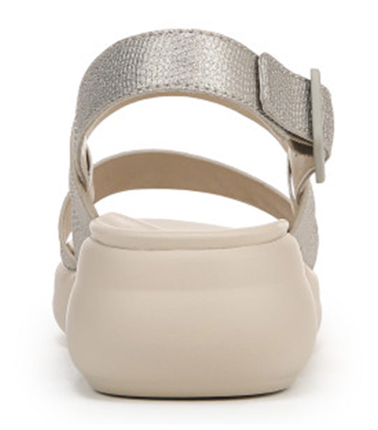 Coast Wedge Sandals Warm Silver