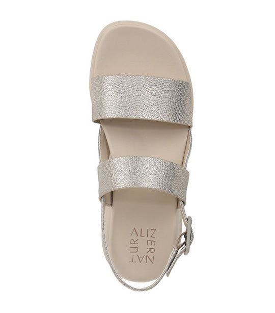 Coast Wedge Sandals Warm Silver