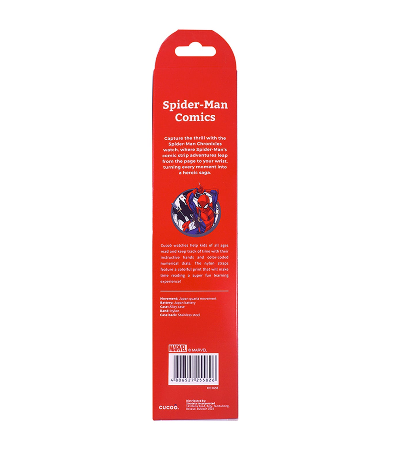 Analog Marvel Spider-Man Watch