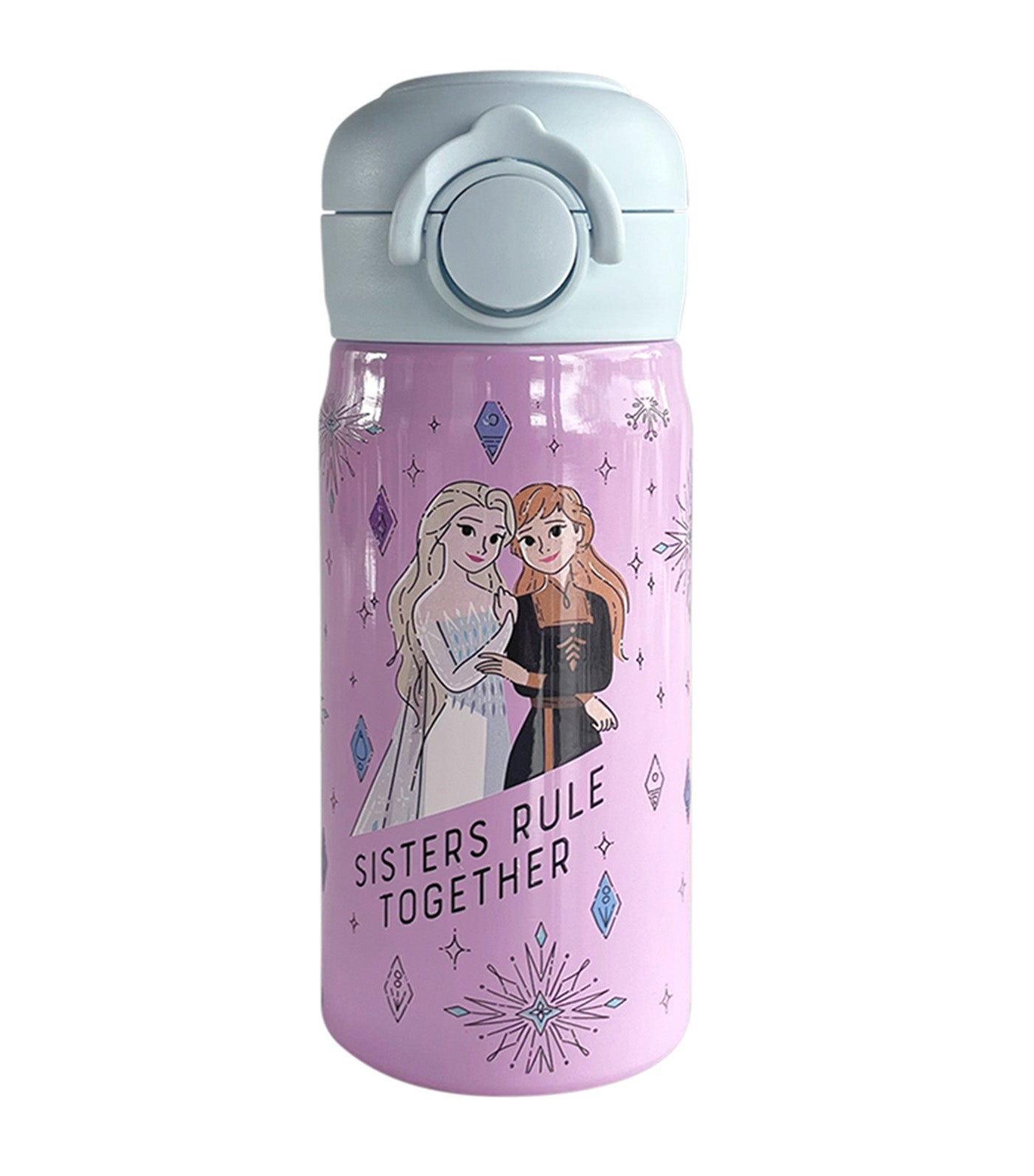 Totsafe Disney Kids Double Wall Stainless Steel Insulated Sippy Bottle 354ml - Frozen Casual Charm