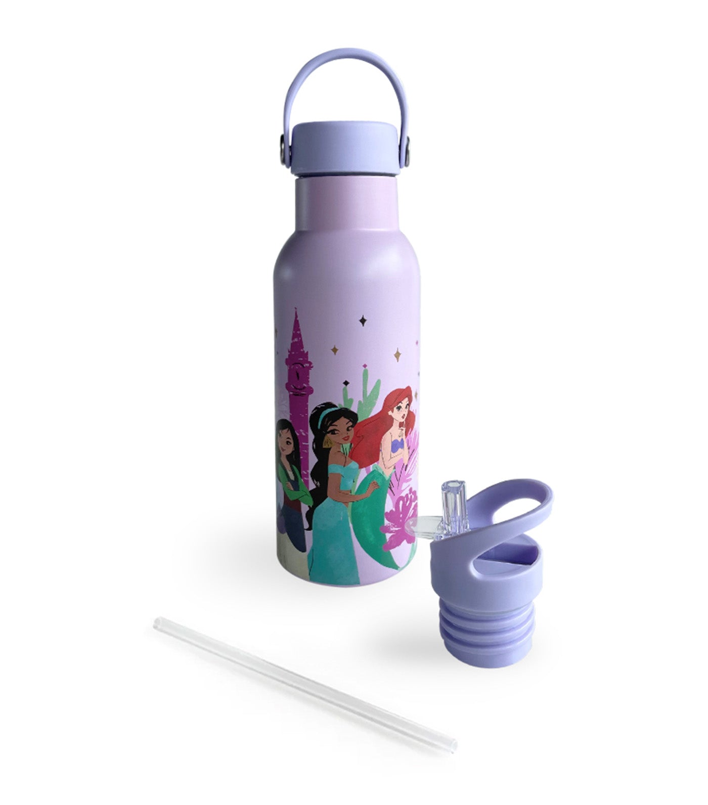 Disney Stainless Steel Insulated Water Bottle 483ml - Disney Princess Tween