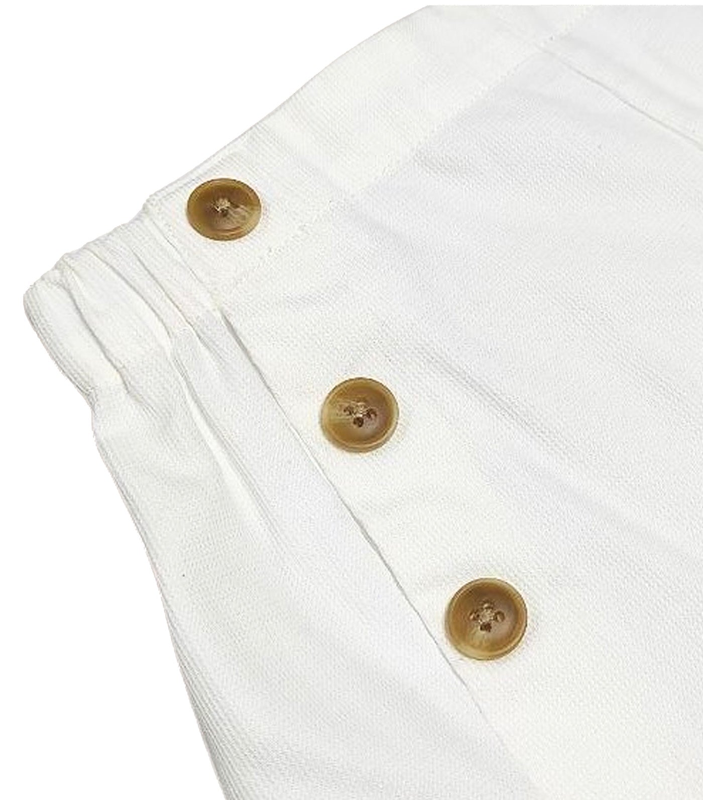 Bellamy Girls Top and Short Set White
