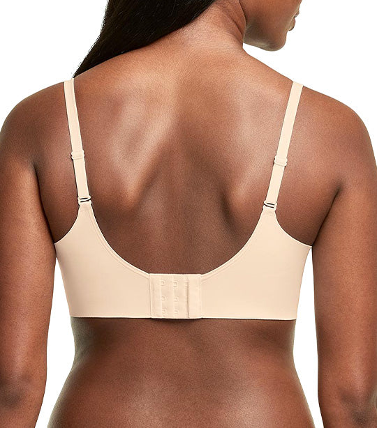 Full Coverage Back Smoothing Underwire Bra Almond