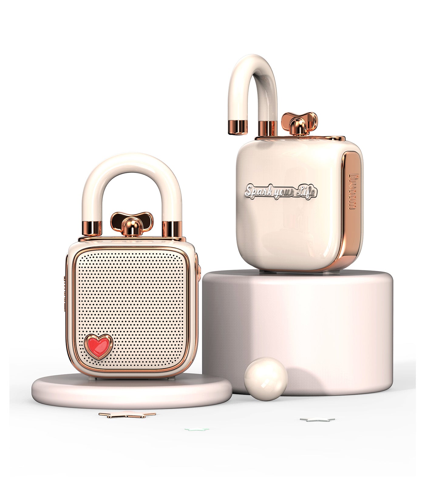 Lovelock Portable Speakers Pink