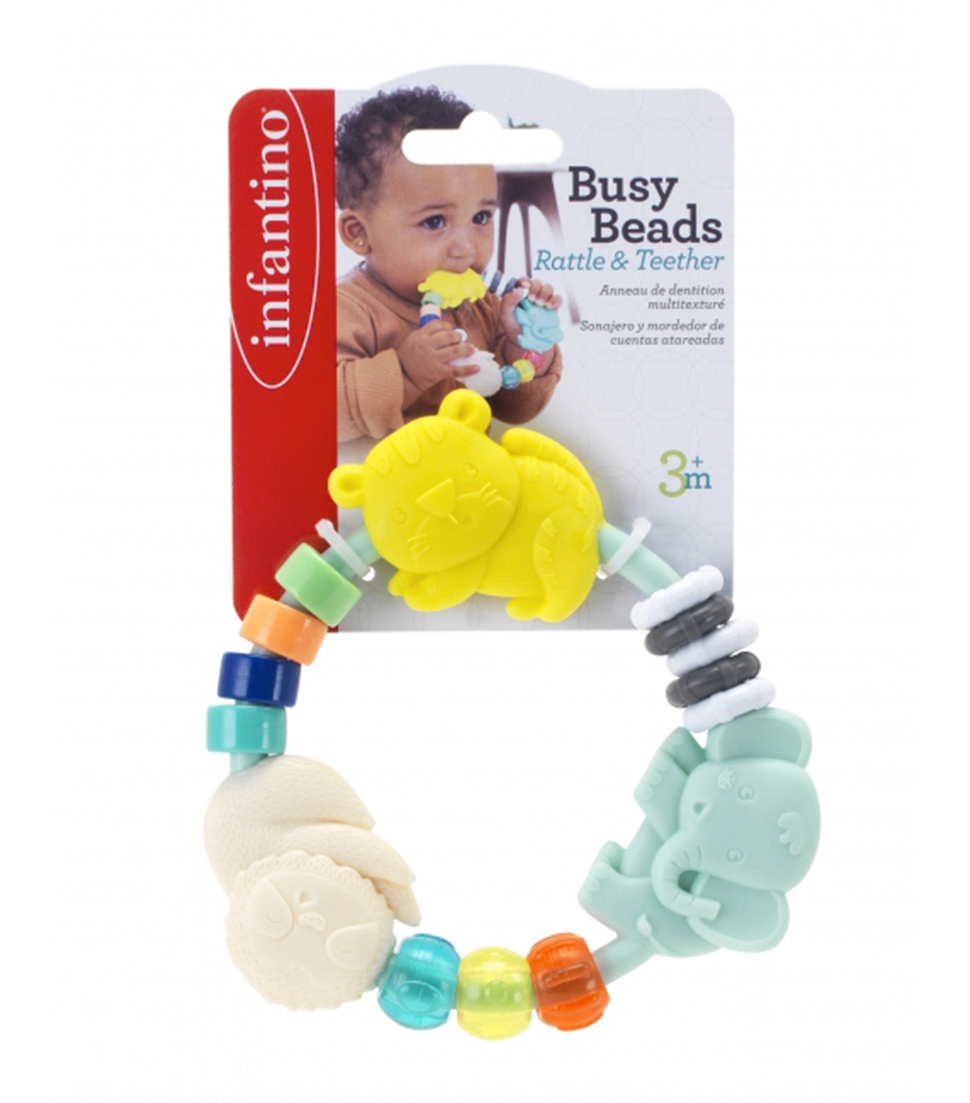 Busy Beads Rattle & Teether