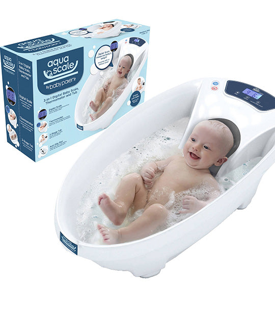AquaScale™ Digital Baby Scale, Thermometer and Tub