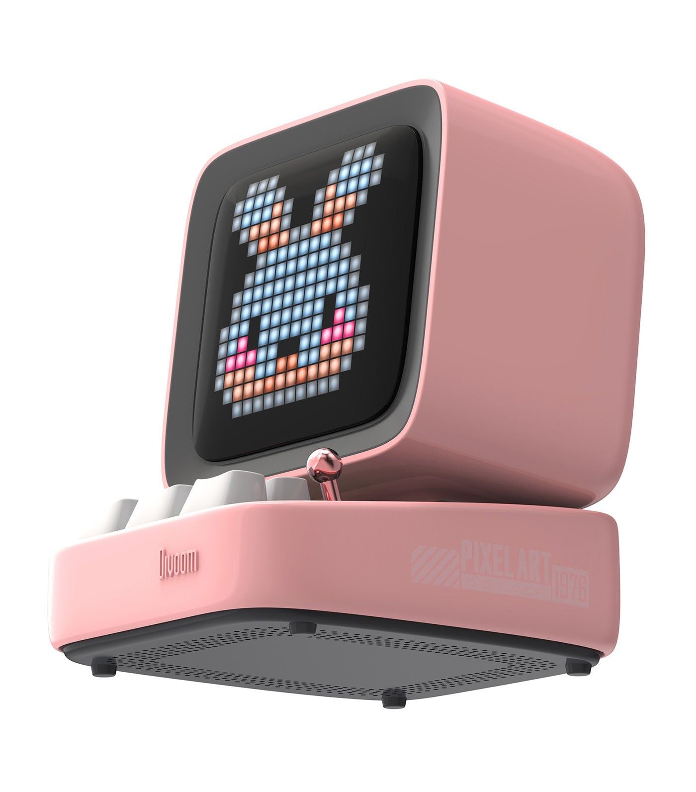 Ditoo Mic Pixel Art Speaker with Microphone Pink