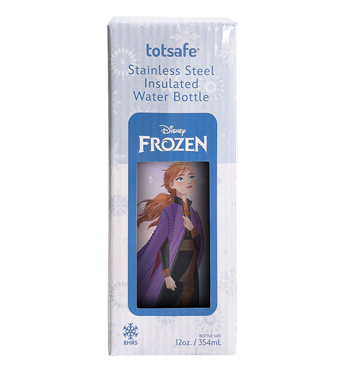 Totsafe Disney Kids Double Wall Stainless Steel Insulated Sippy Bottle 354ml - Frozen (Anna)