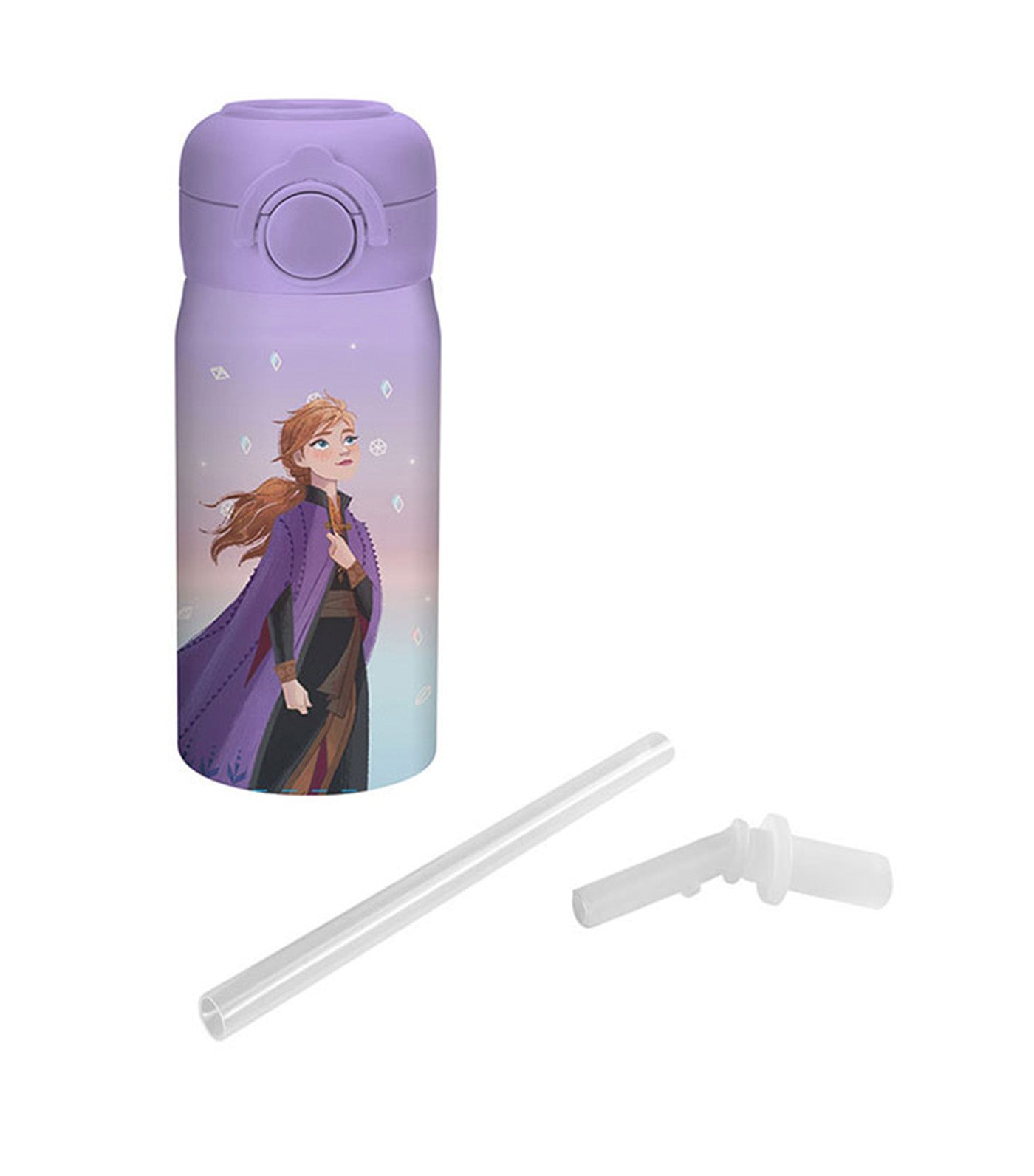 Totsafe Disney Kids Double Wall Stainless Steel Insulated Sippy Bottle 354ml - Frozen (Anna)