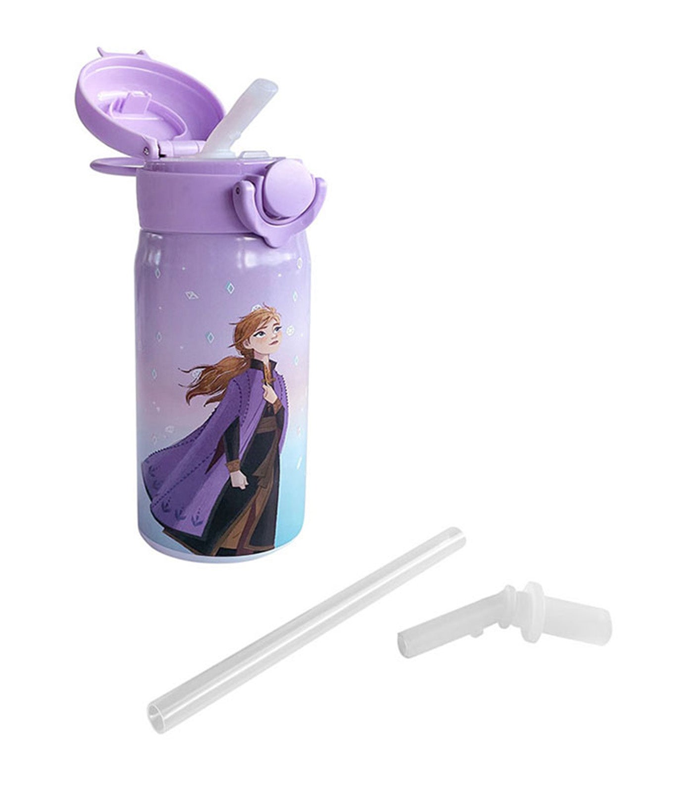 Totsafe Disney Kids Double Wall Stainless Steel Insulated Sippy Bottle 354ml - Frozen (Anna)