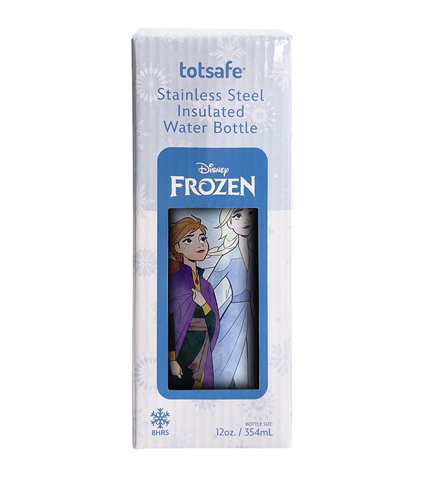 Totsafe Disney Kids Double Wall Stainless Steel Insulated Sippy Bottle 354ml - Frozen Seek The Magic