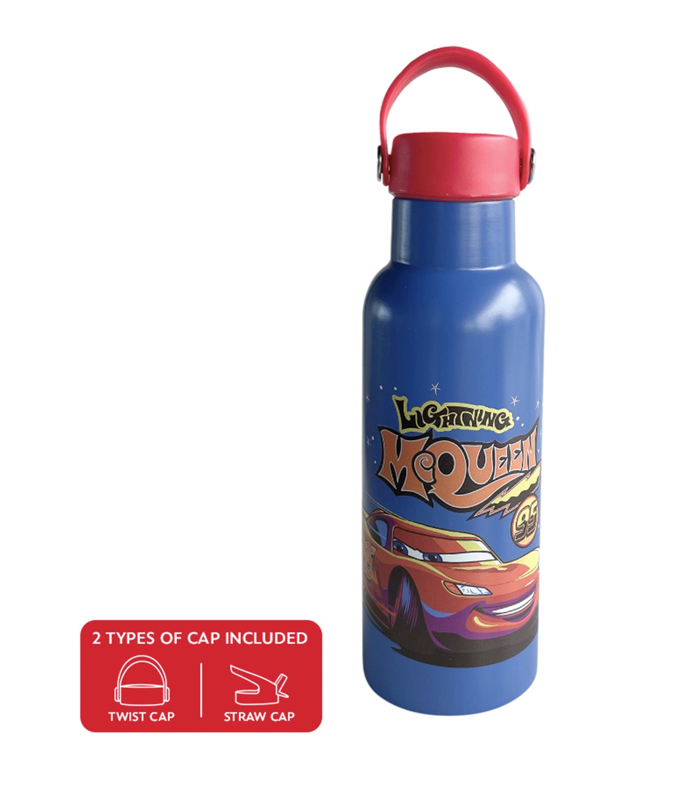 Disney Stainless Steel Insulated Water Bottle 483ml - Cars Classic Graphic