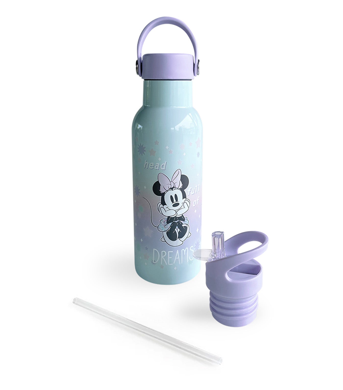 Disney Stainless Steel Insulated Water Bottle 483ml - Minnie Take Me To The Stars