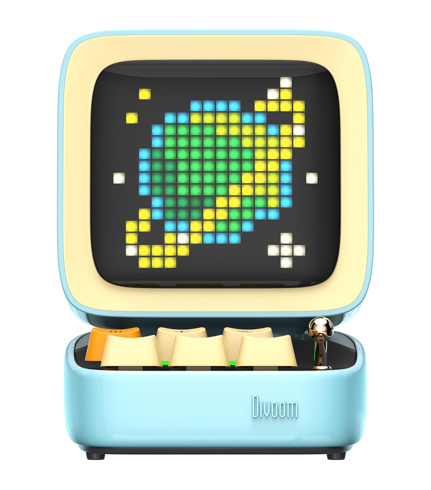 【新品未開封】Divoom DITOO-PRO BLUE Divoom Ditoo Pro Pixel Art Bluetooth Speaker with RGB Backlit