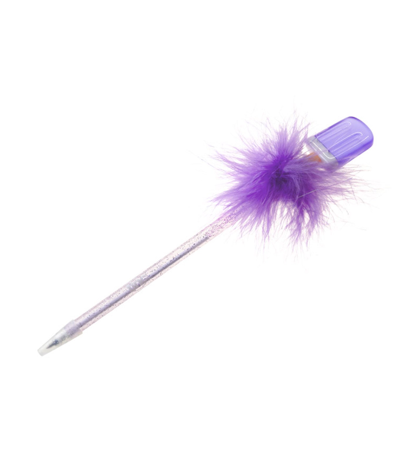 Ice Lolly Feather Pen Purple