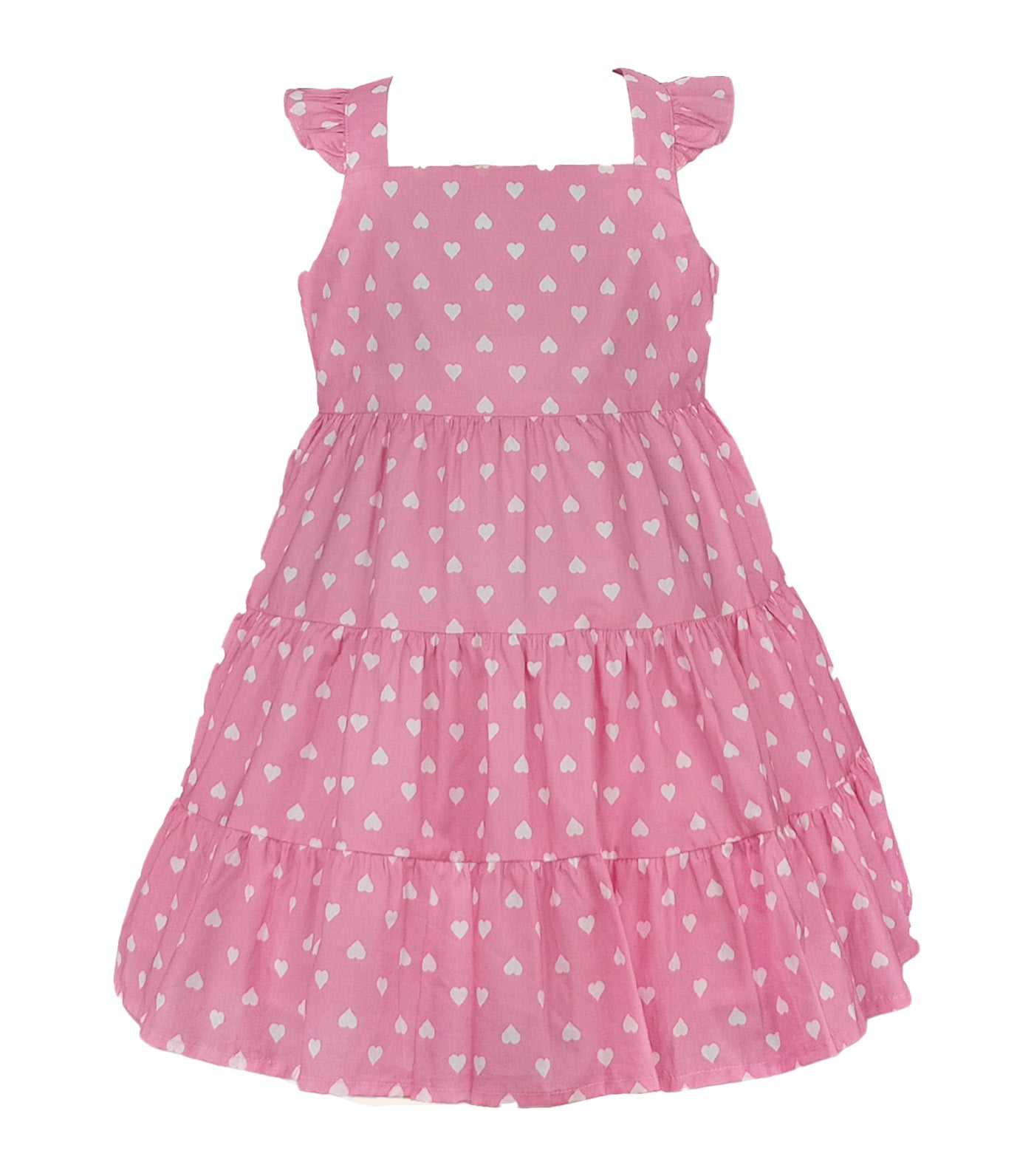 Bella Tiered Dress Pink