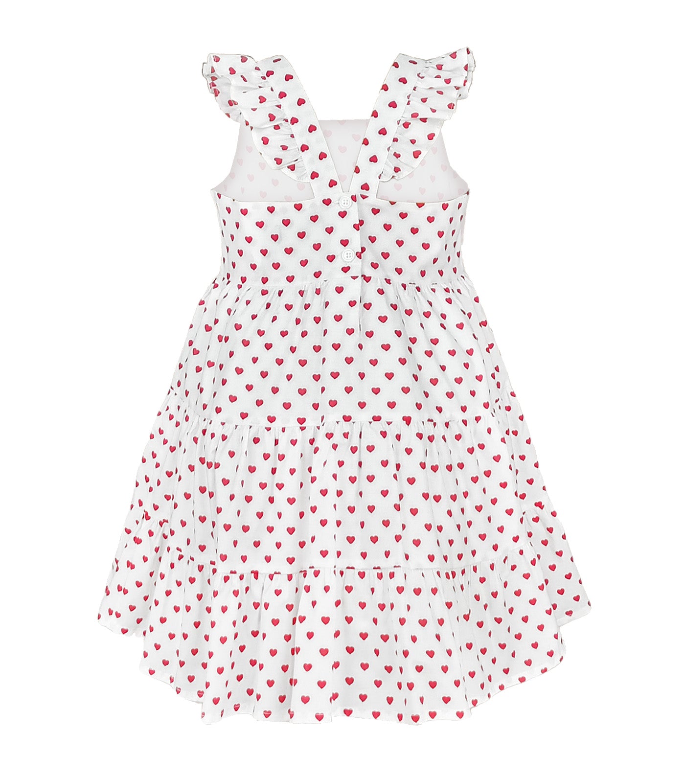 Bella Tiered Dress White