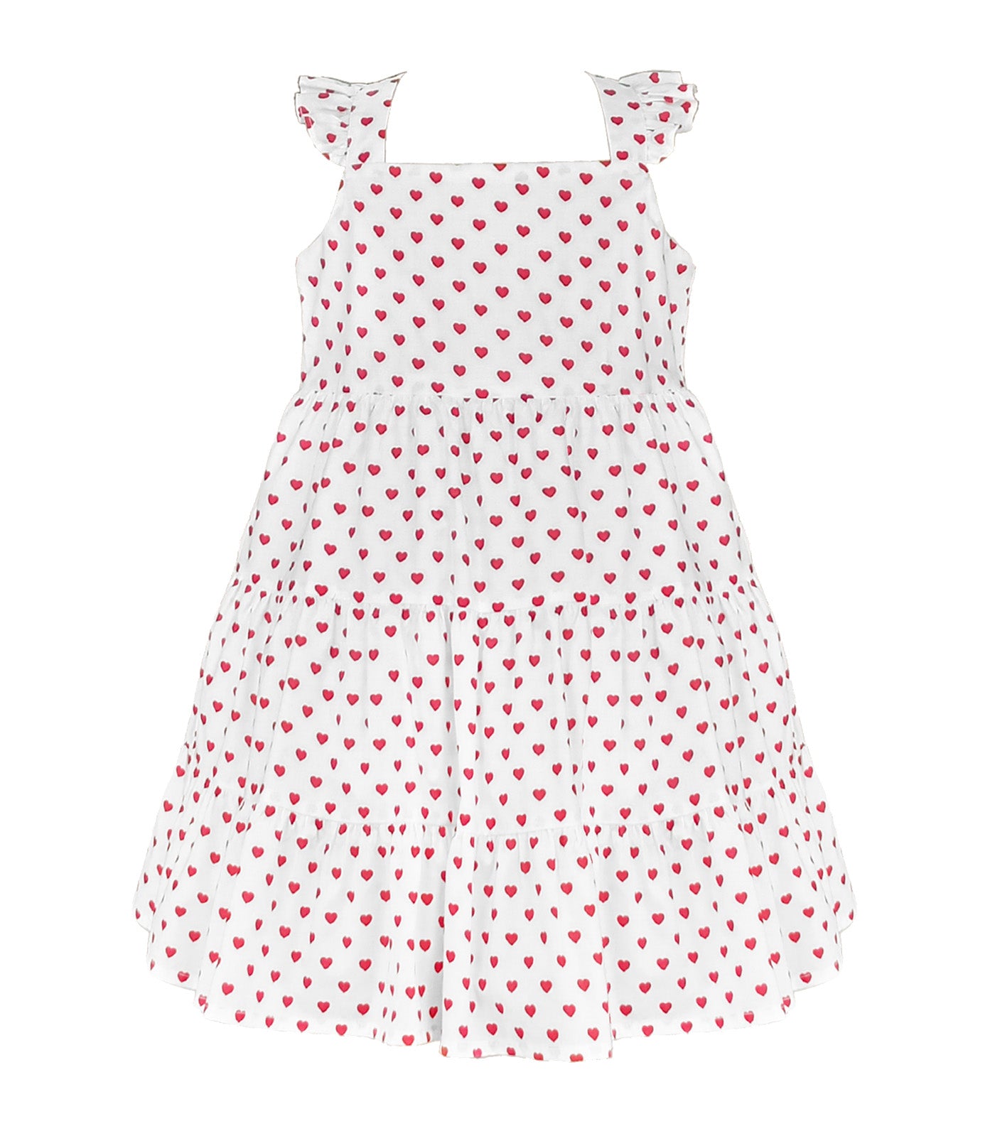 Bella Tiered Dress White