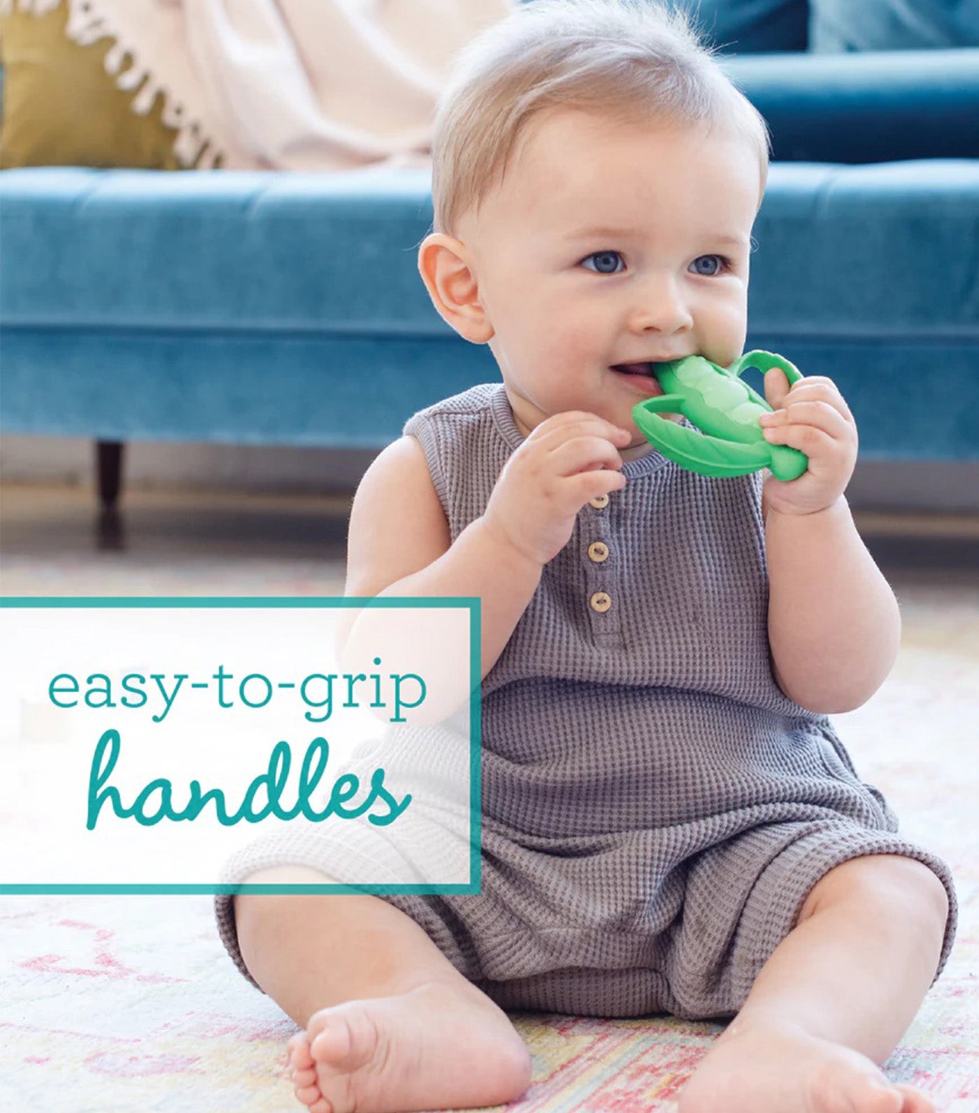 Lil Nibbles Textured Teether Peas